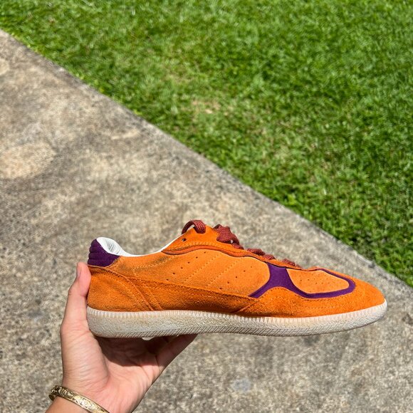 ALOHAS Tb. 490 Orange Rife Leather Sneakers (Size 37/6.5-7) - Picture 5 of 9